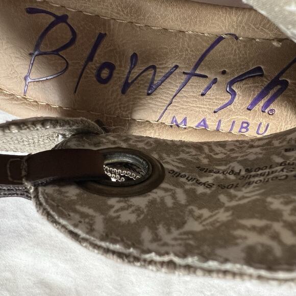 Blowfish Malibu Women's Sandals B112 Canvas Sandals Size 8 - Picture 10 of 11